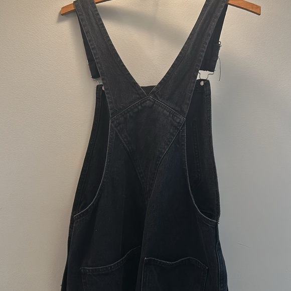 Cute black denim overalls - Picture 3 of 3